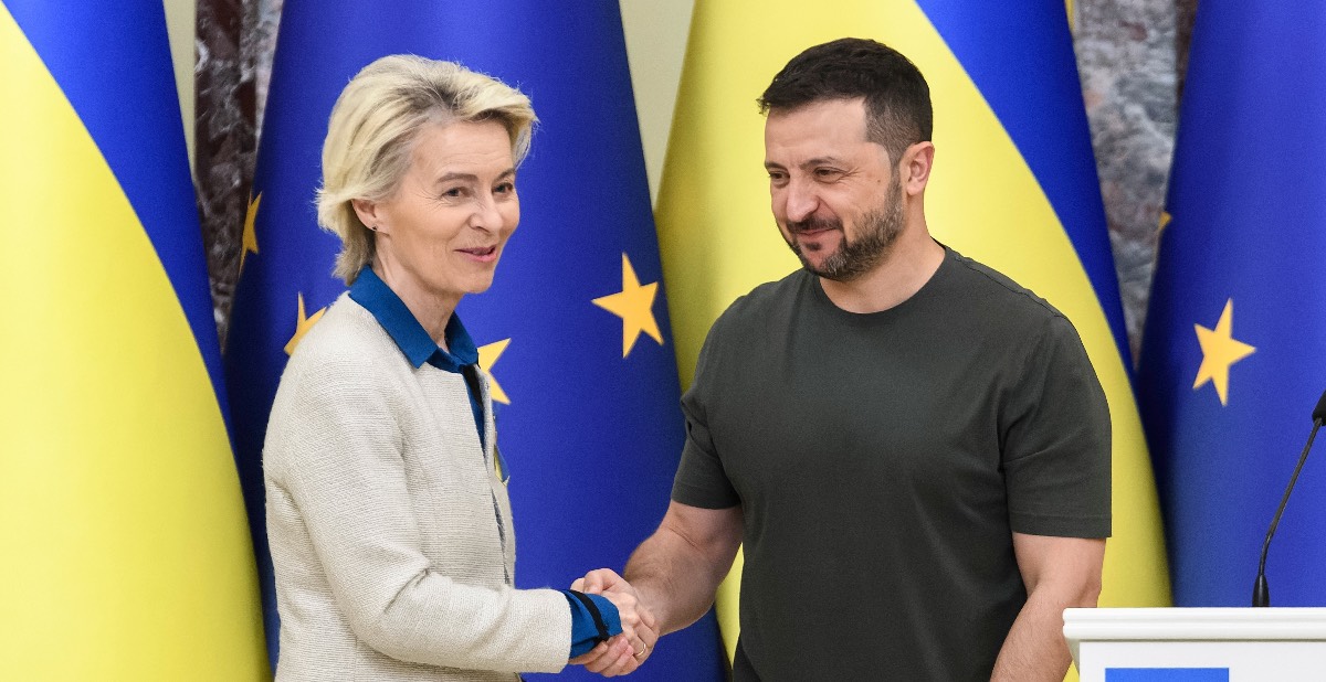 Leyen Zelensky Leyen Zelensky