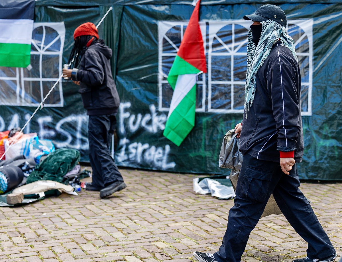 demonstratie universiteit Utrecht