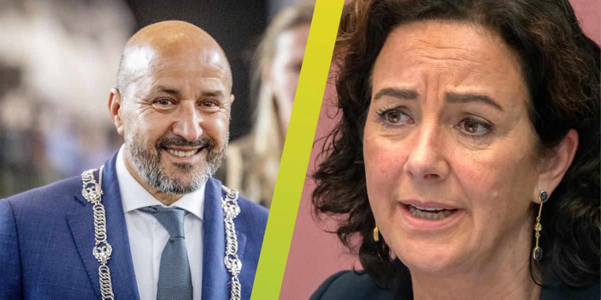 Ahmed Marcouch en Femke Halsema