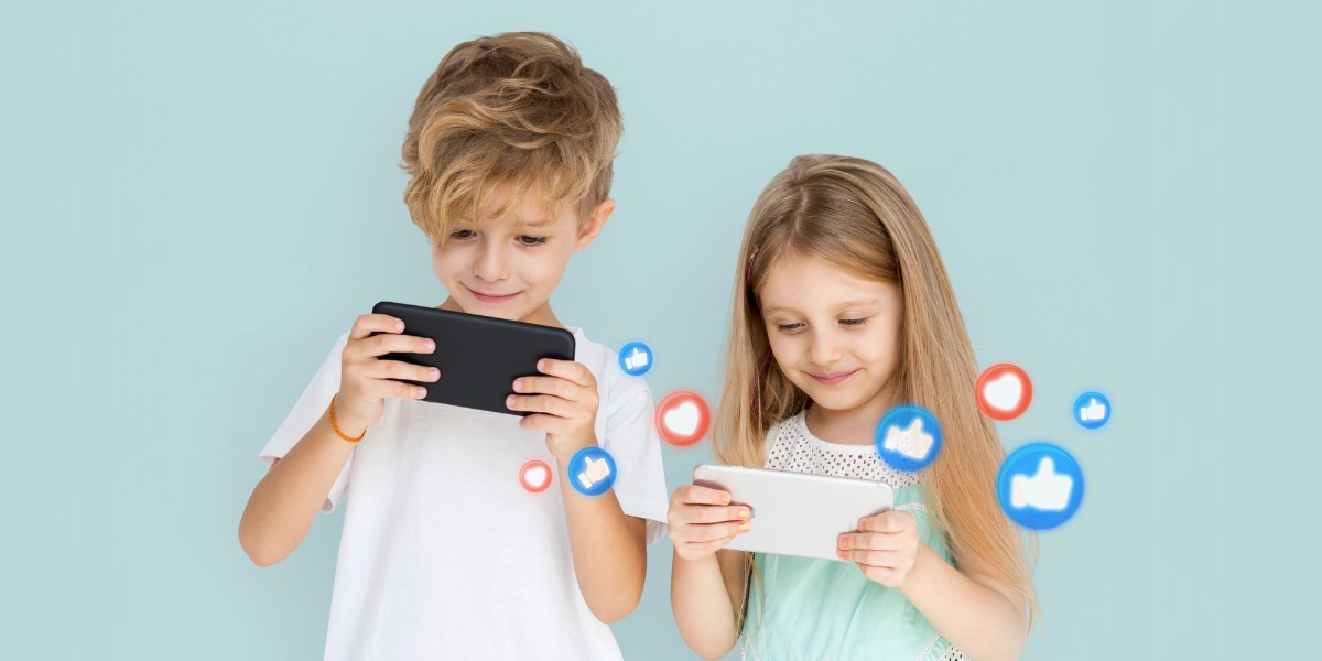 kinderen op sociale media