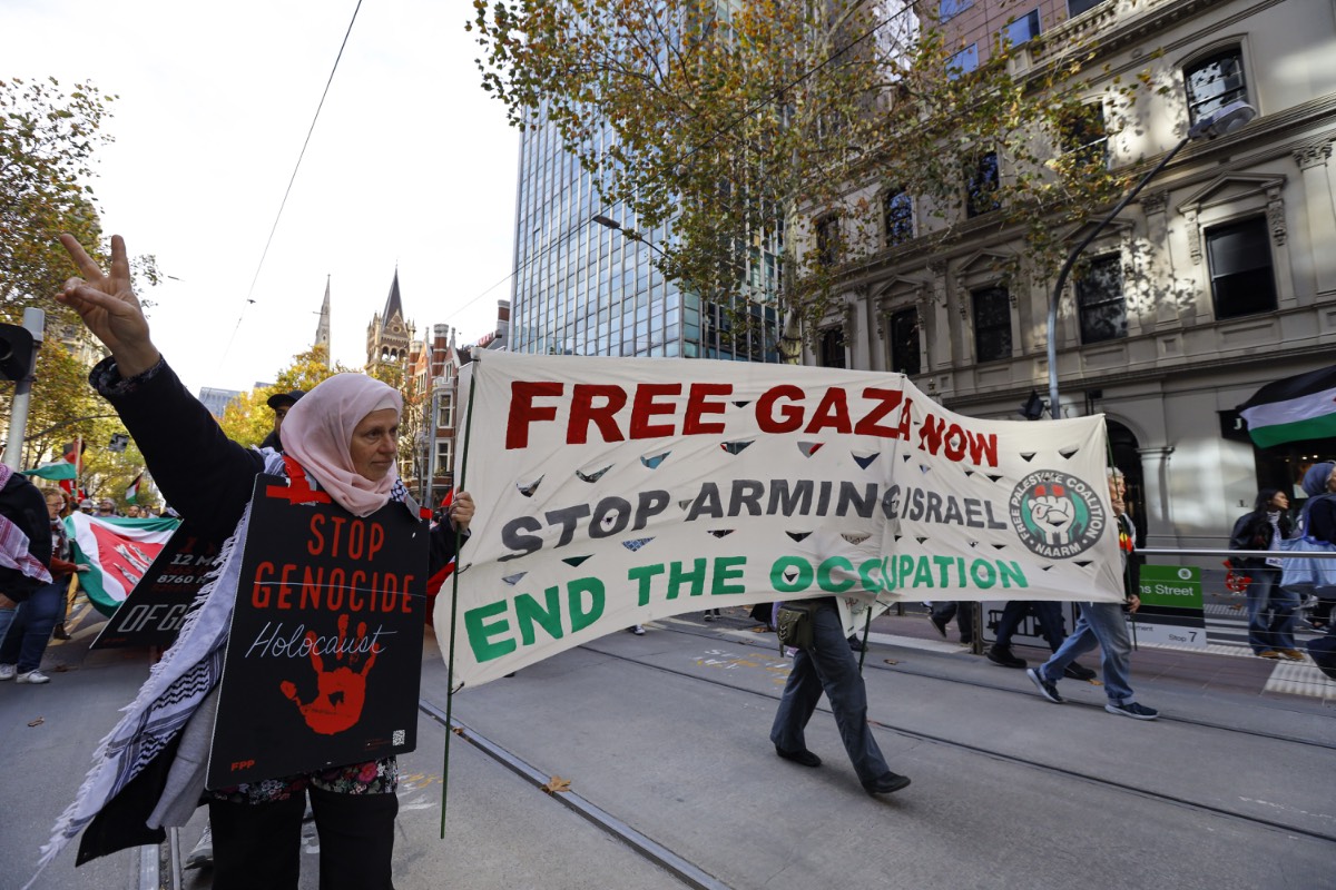 anti-Israel demonstratie
