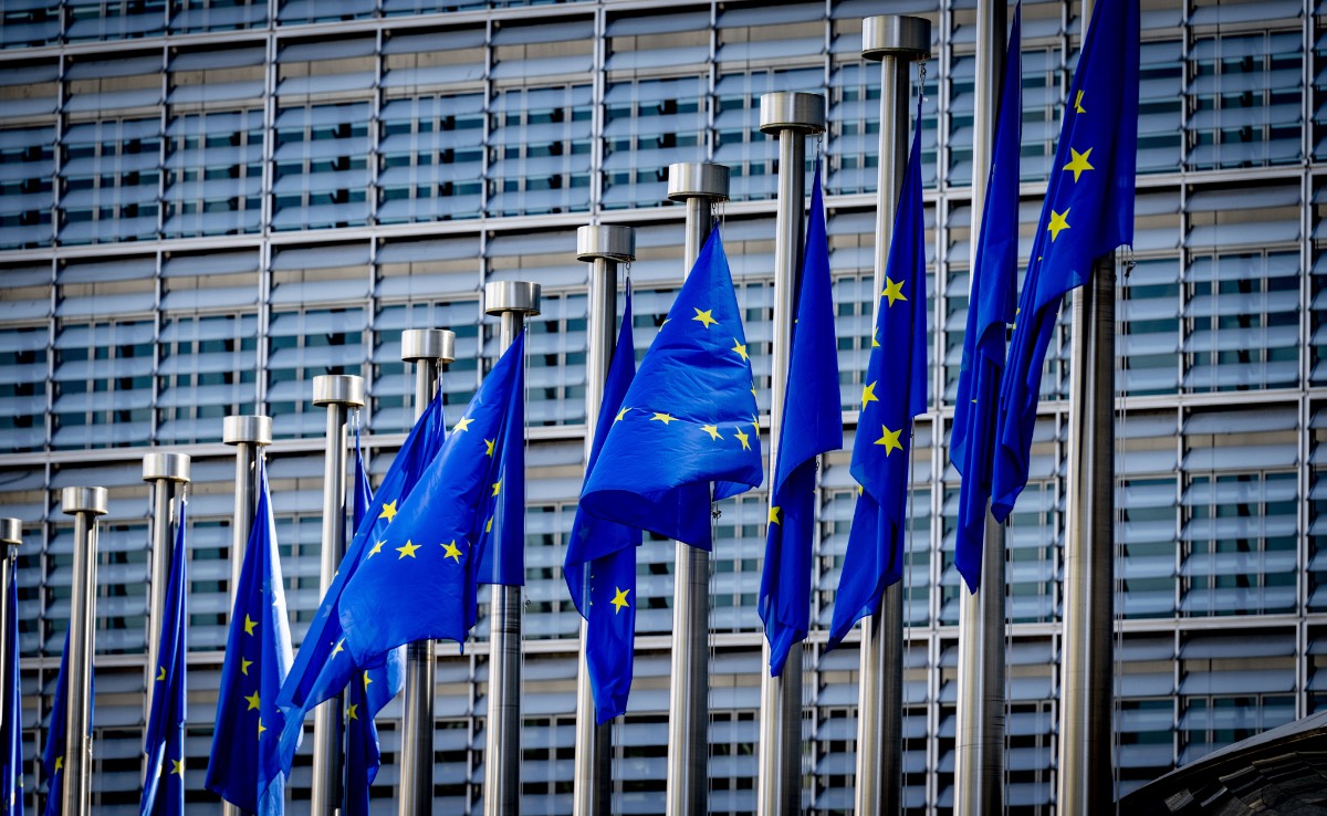 vlaggen Europees parlement