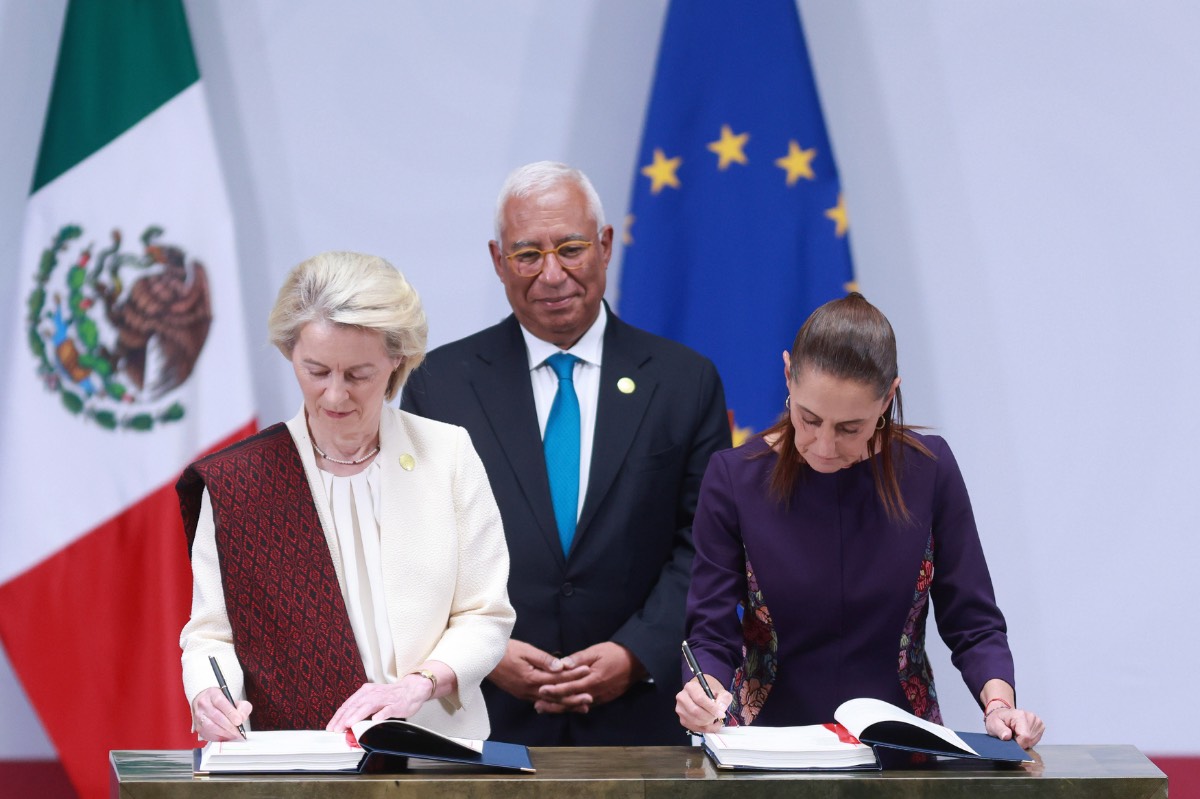 Claudia Sheinbaum en Von der Leyen Claudia Sheinbaum en Von der Leyen