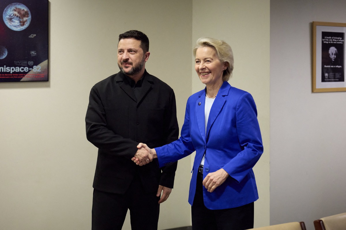 Von der Leyen en Zelensky