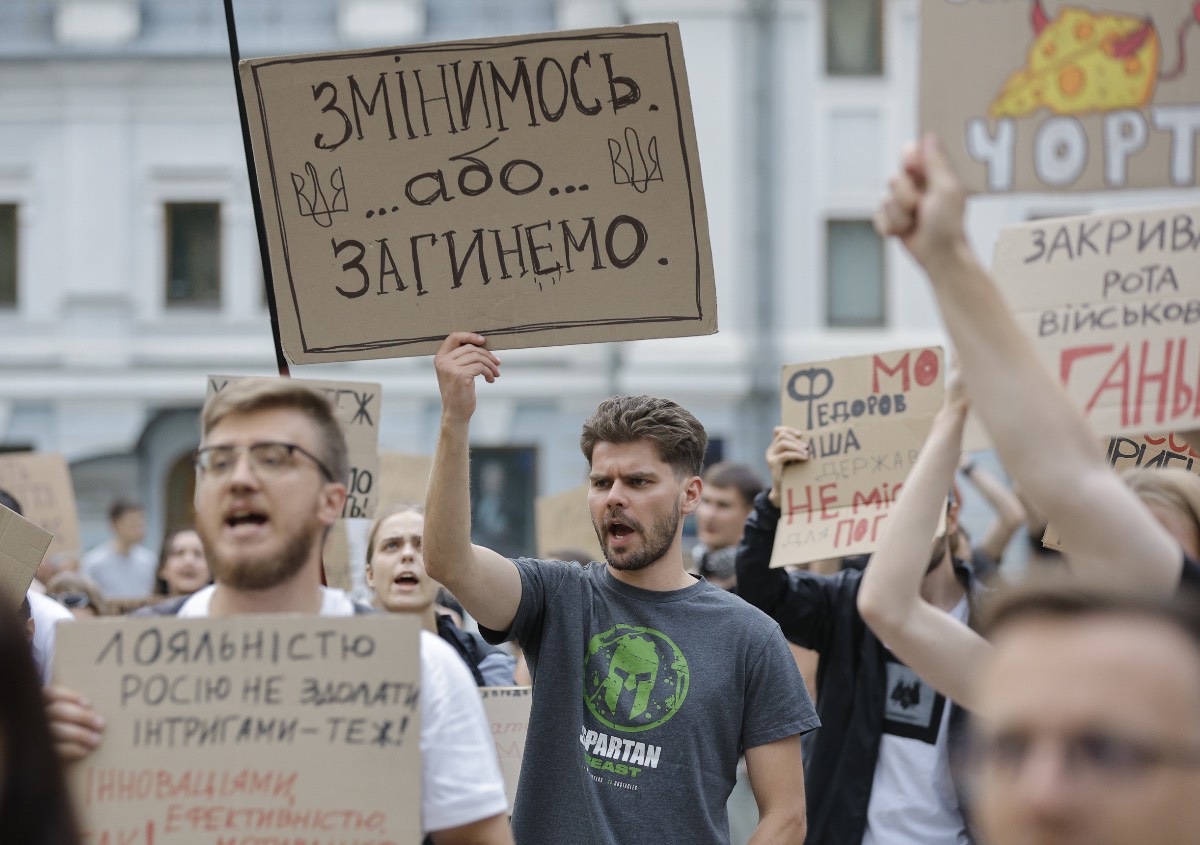 demonstratie in Oekraïne