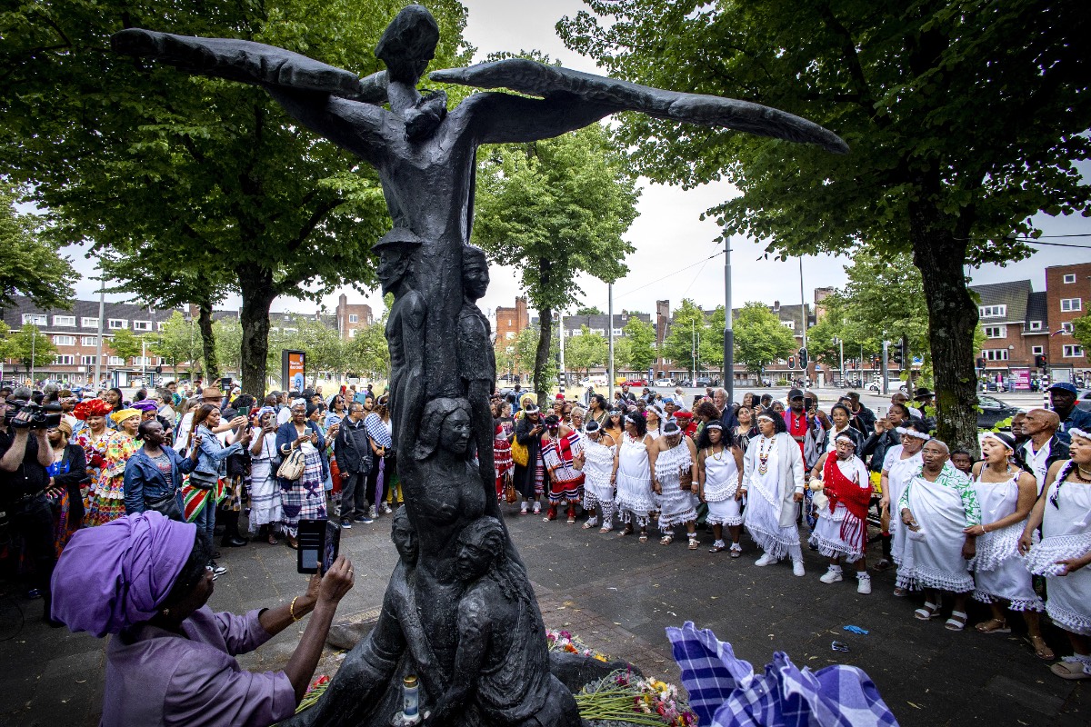 Keti Koti surinameplein Keti Koti surinameplein