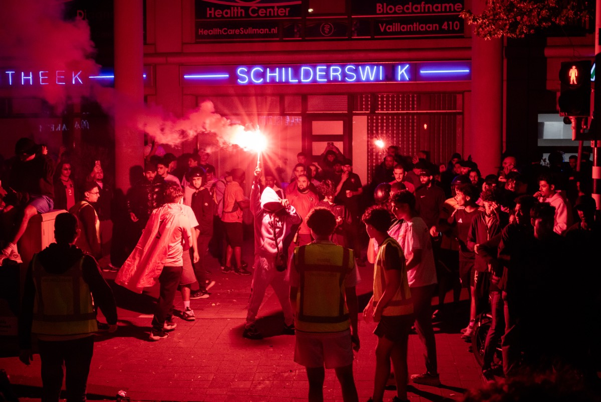 WK-rellen schilderswijk