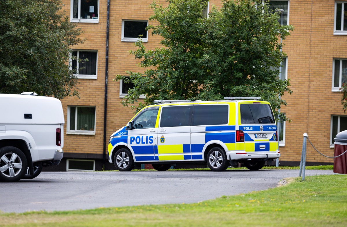 Zweedse politieauto