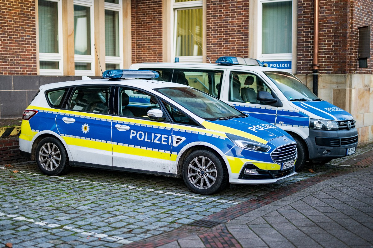 Duitse politieauto