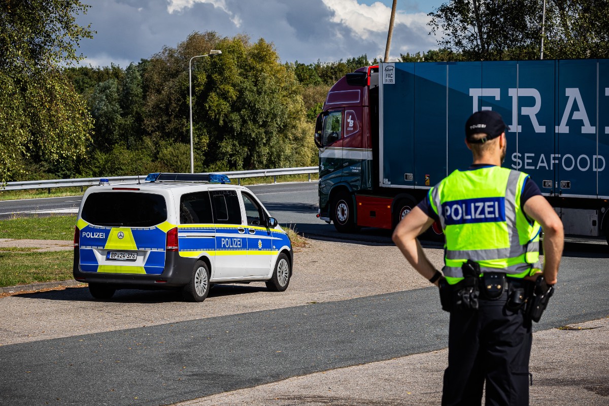 Duitse politieauto
