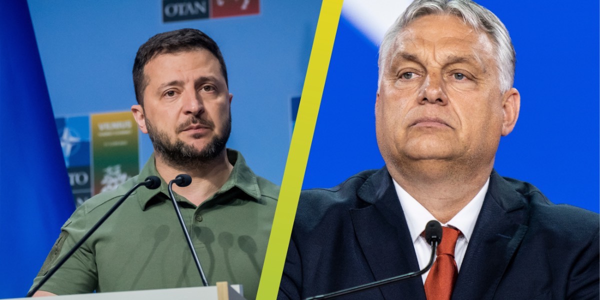 Zelensky en Orban Zelensky en Orban
