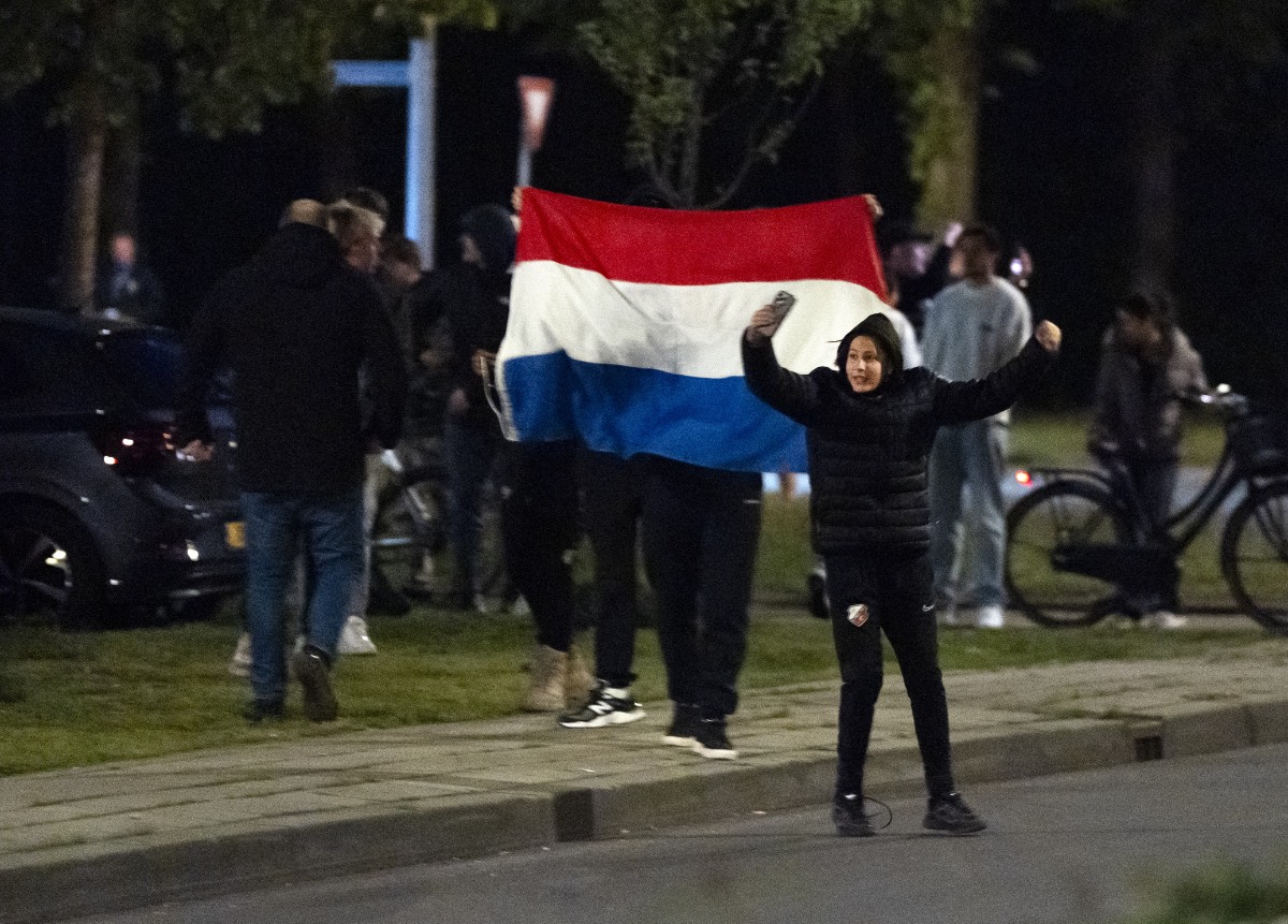 Demonstratie tegen azc in Loosdrecht