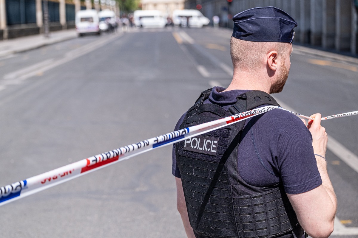 Franse politieauto