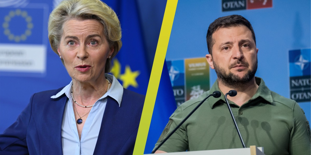 Zelensky en Von der Leyen
