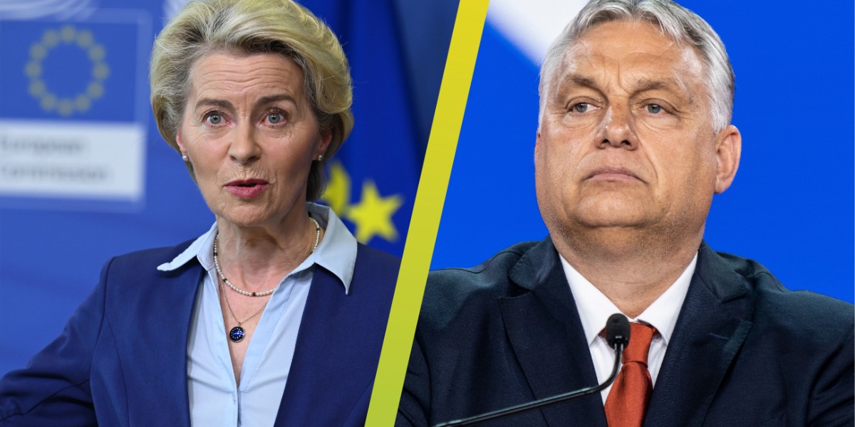 Von der Leyen en Orban