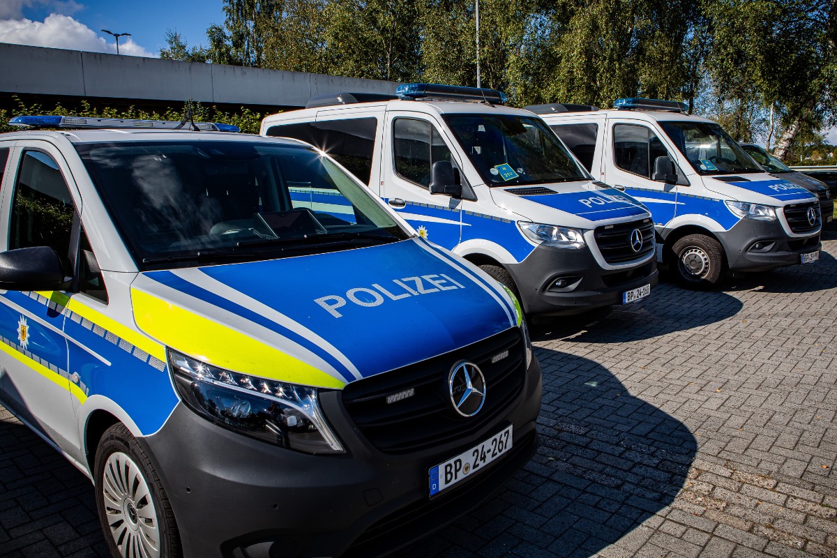 Duitse politieauto