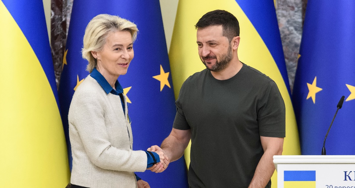 Leyen Zelensky Leyen Zelensky