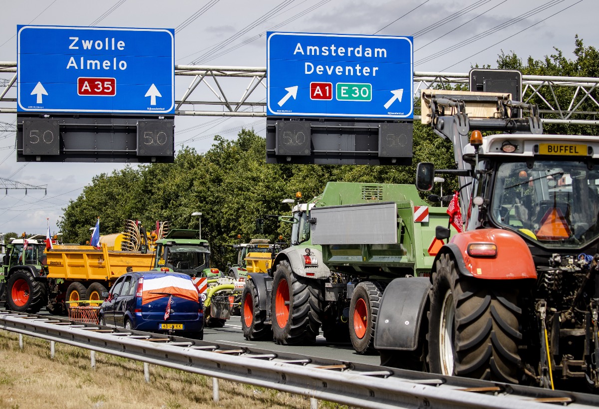 boeren blokkeren A35