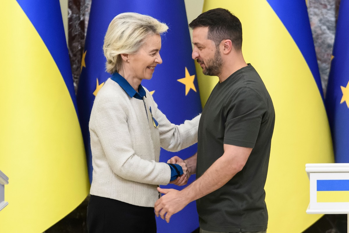 Zelensky en Von der Leyen
