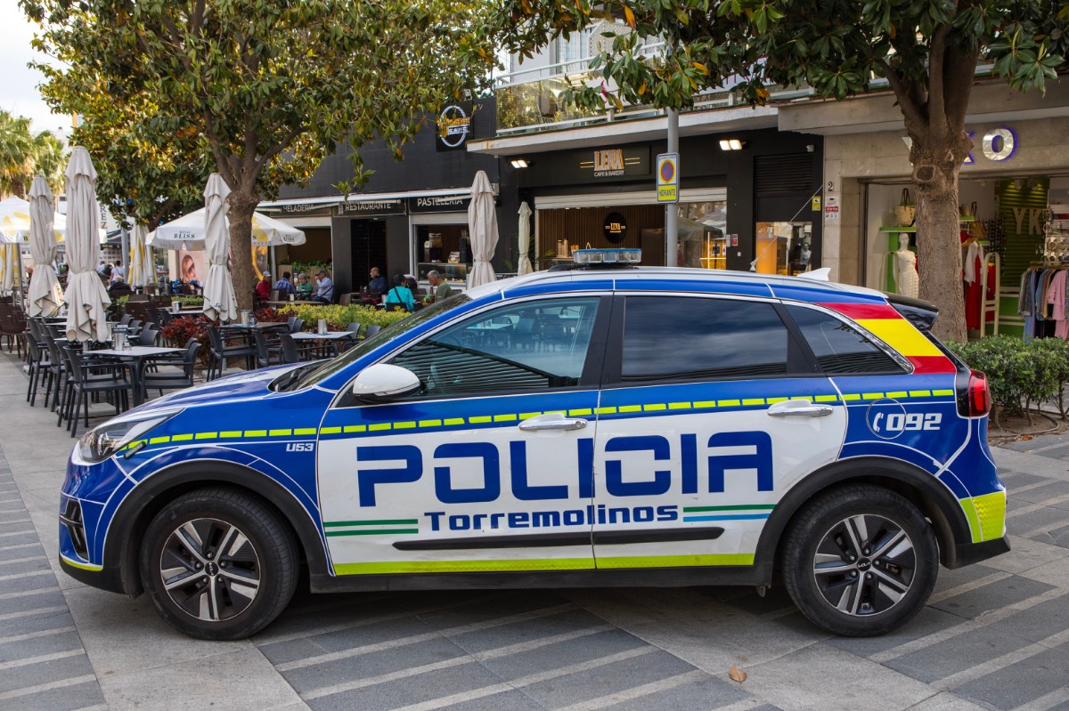 Spaanse politieauto Spaanse politieauto