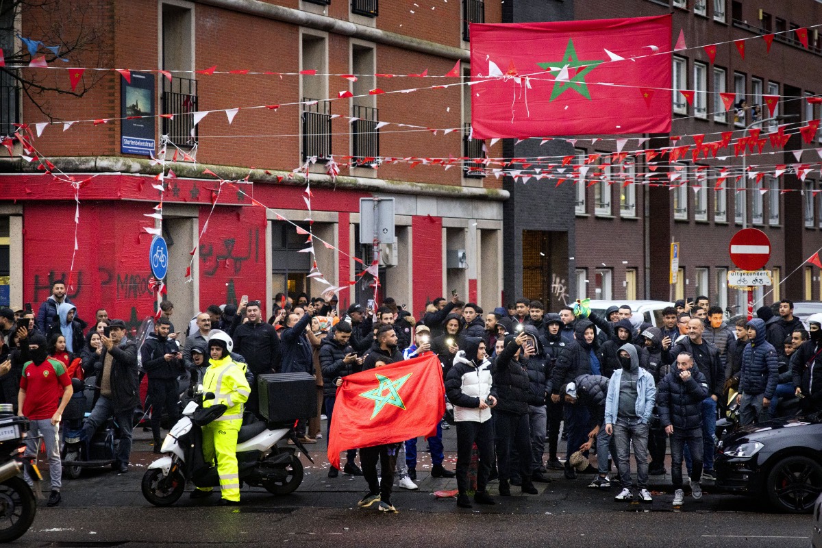 Marokkaanse vlag Schilderswijk