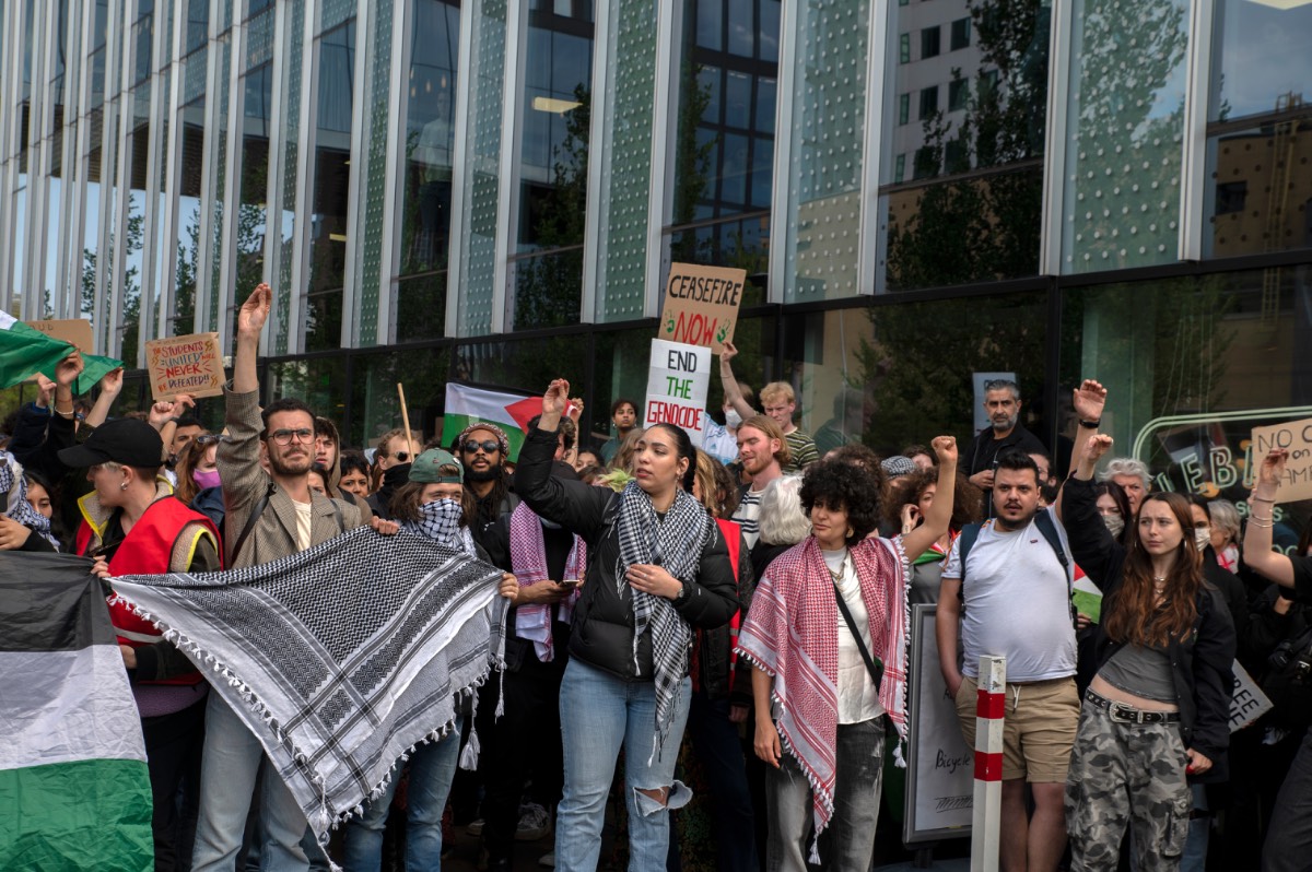 pro-Palestijnse demonstratie