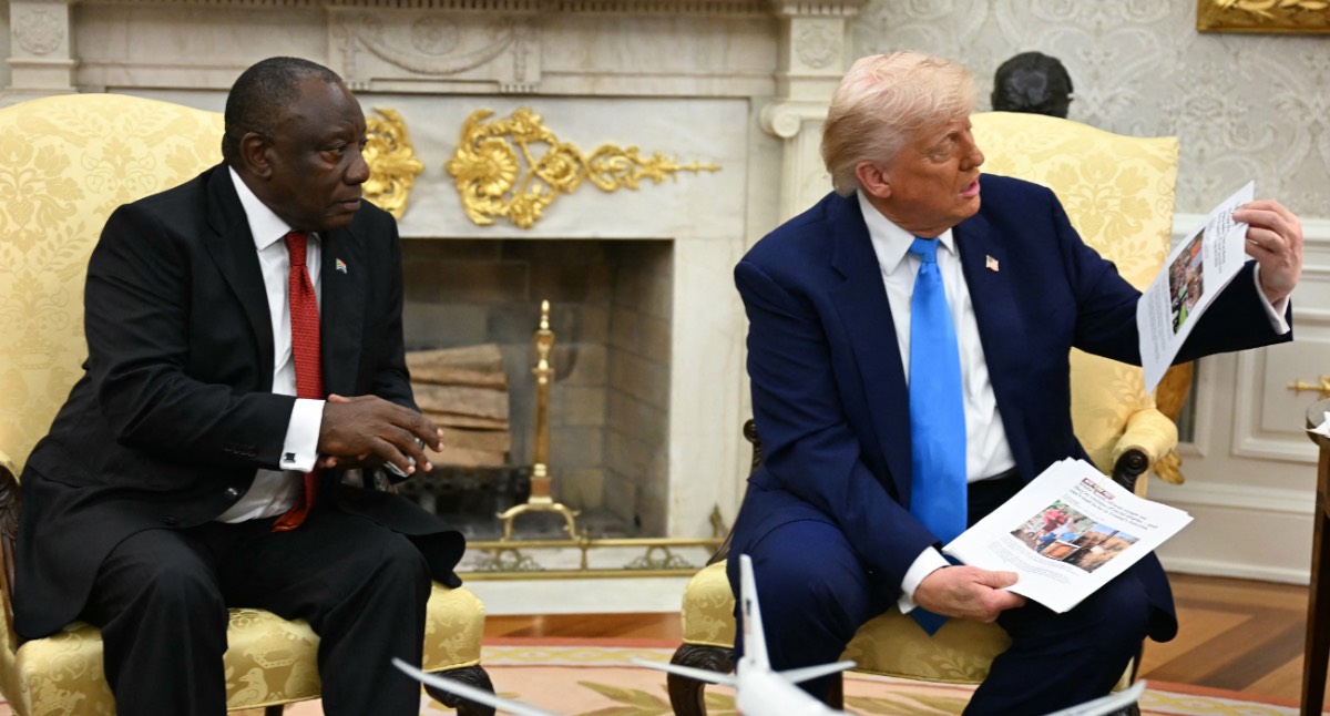 Ramaphosa en Trump
