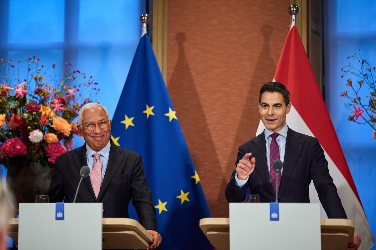 António Costa en Rob Jetten